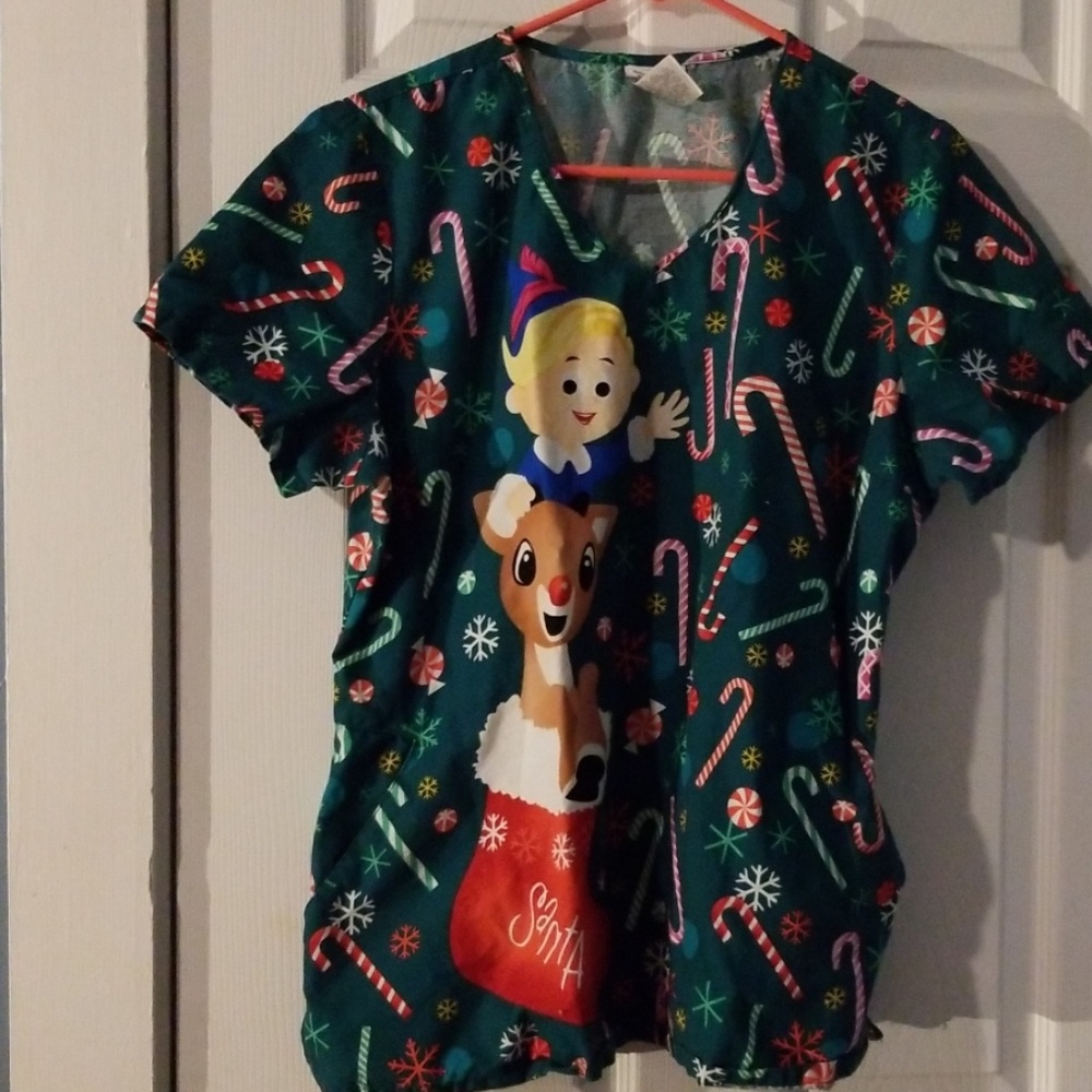 Rudolph scrub top